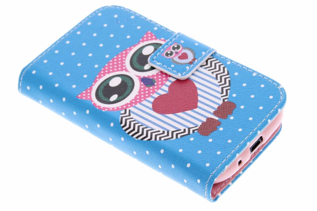 Image of Uil design TPU booktype hoes voor de Samsung Galaxy Ace 2