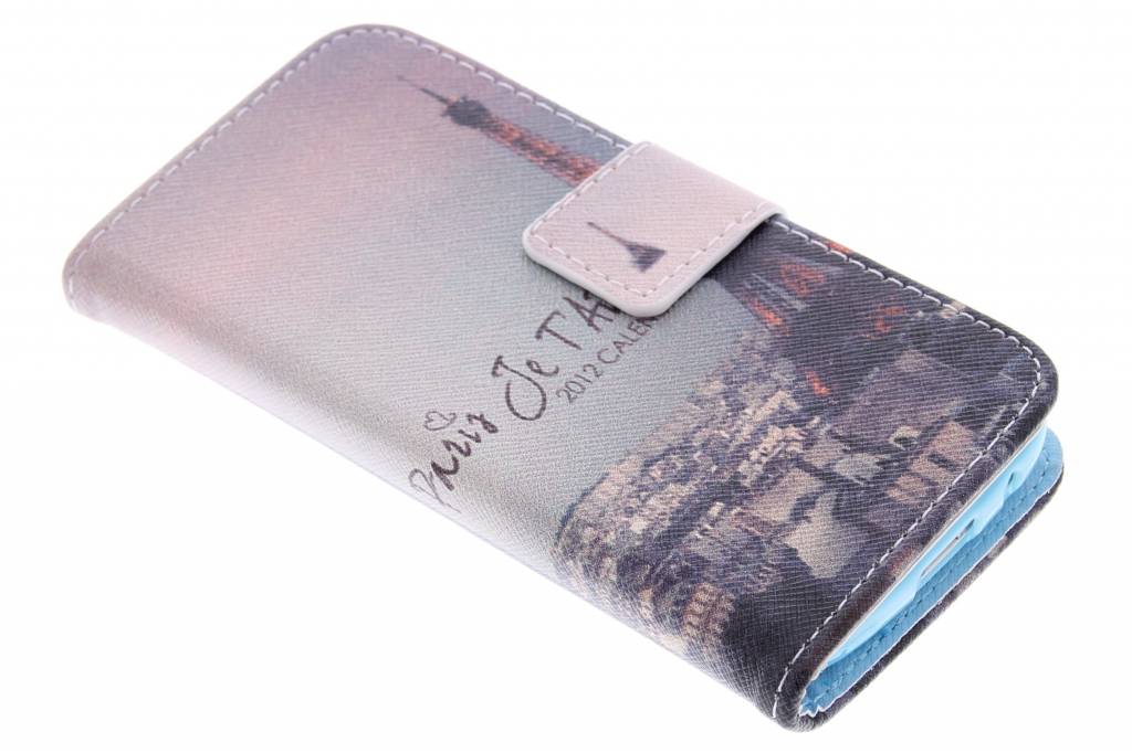 Image of Parijs design TPU booktype hoes voor de Samsung Galaxy S4 Mini