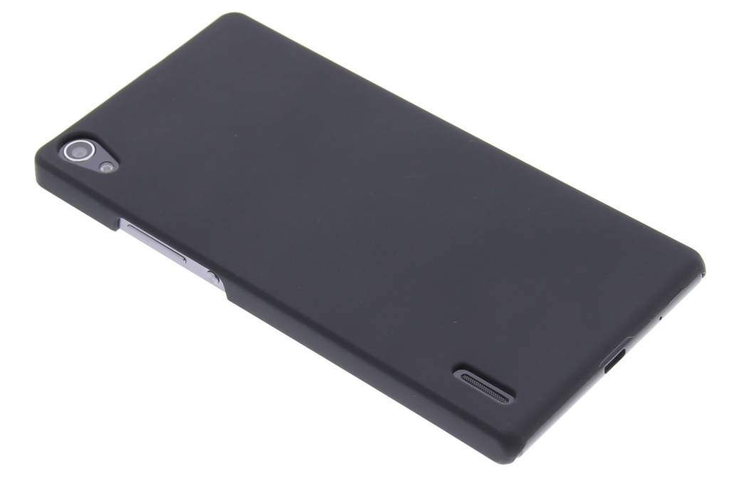 Image of Zwart effen hardcase hoesje voor de Huawei Ascend P7