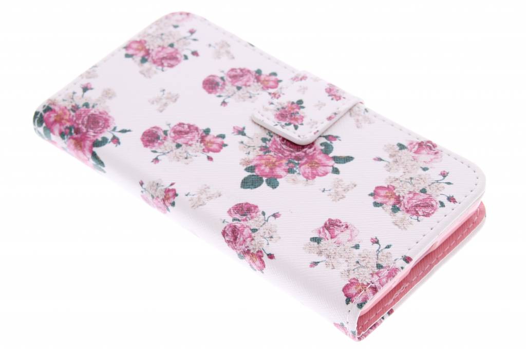 Image of Bloemen design TPU booktype hoes voor de Samsung Galaxy Core 2