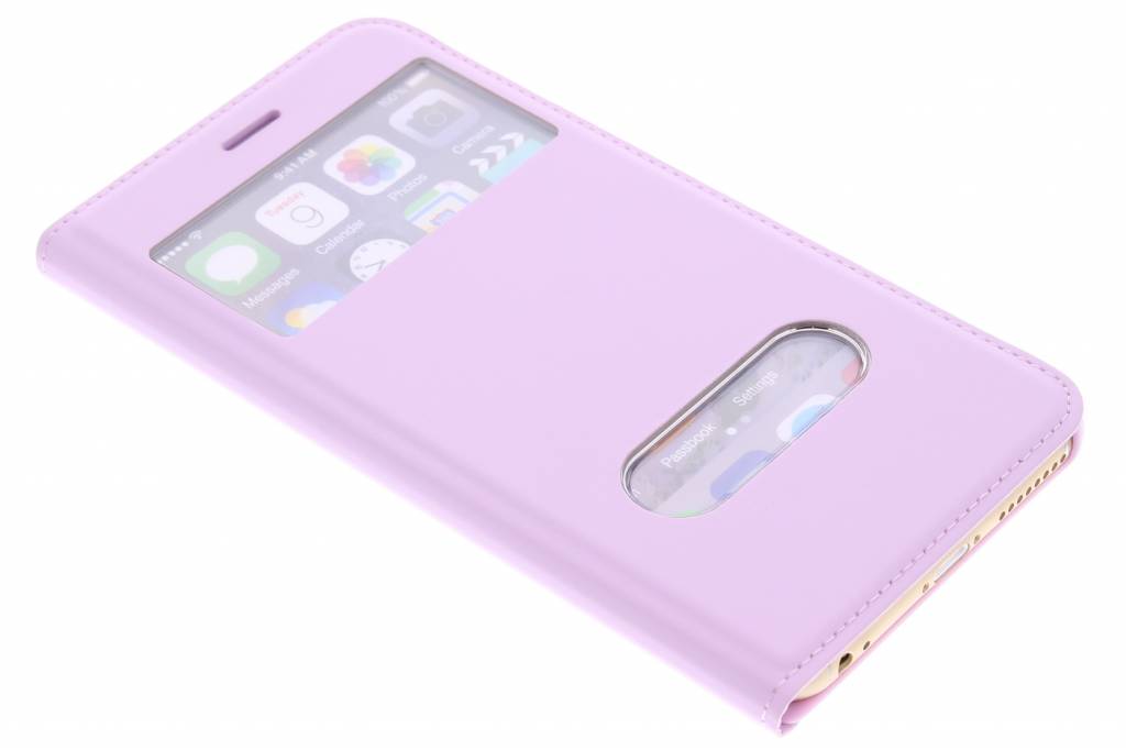 Image of Roze luxe slim booktype hoes voor de iPhone 6(s) Plus