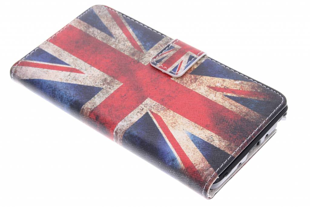 Image of Britse vlag design design TPU booktype hoes voor de Samsung Galaxy Note 4