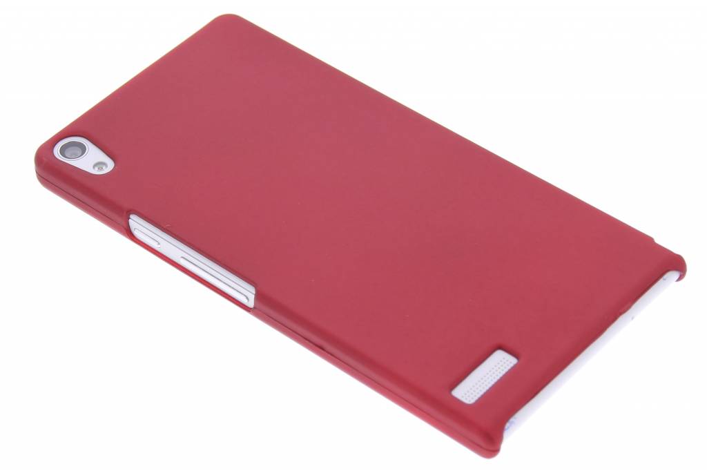 Image of Rood effen hardcase hoesje voor de Huawei Ascend P6 / P6s