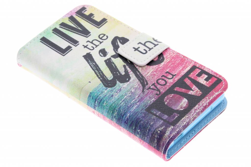 Image of Live the life design TPU booktype hoes voor de Sony Xperia Z3 Compact