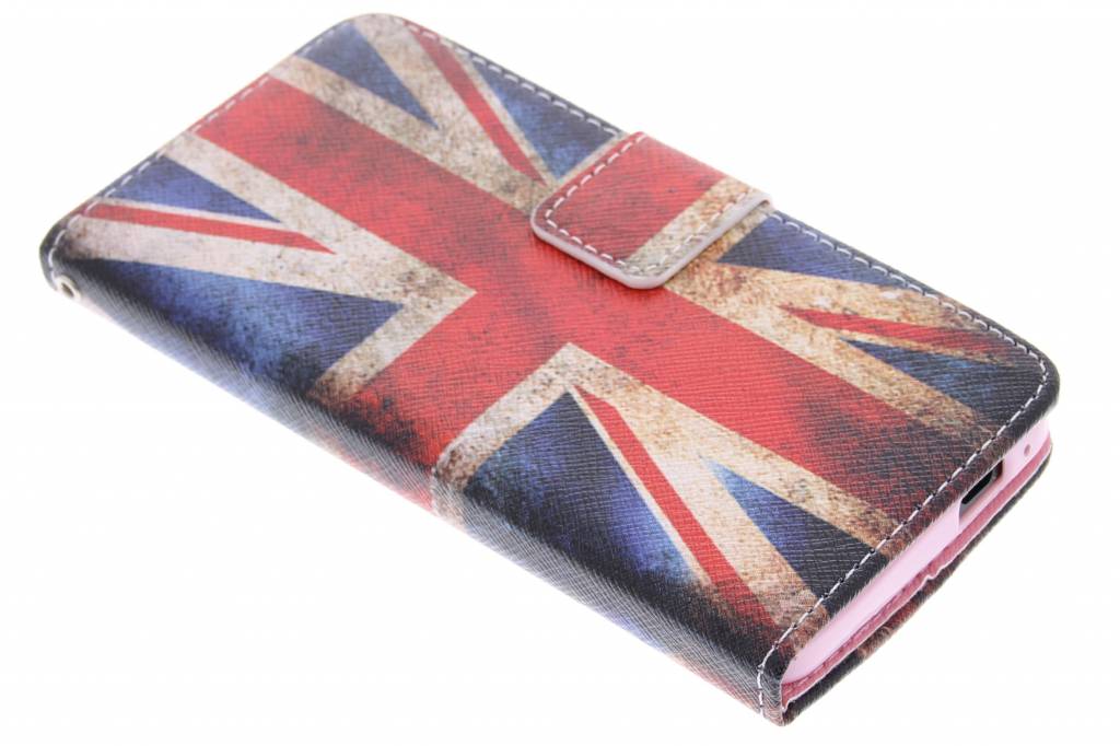 Image of Britse vlag design TPU booktype hoes voor de HTC One