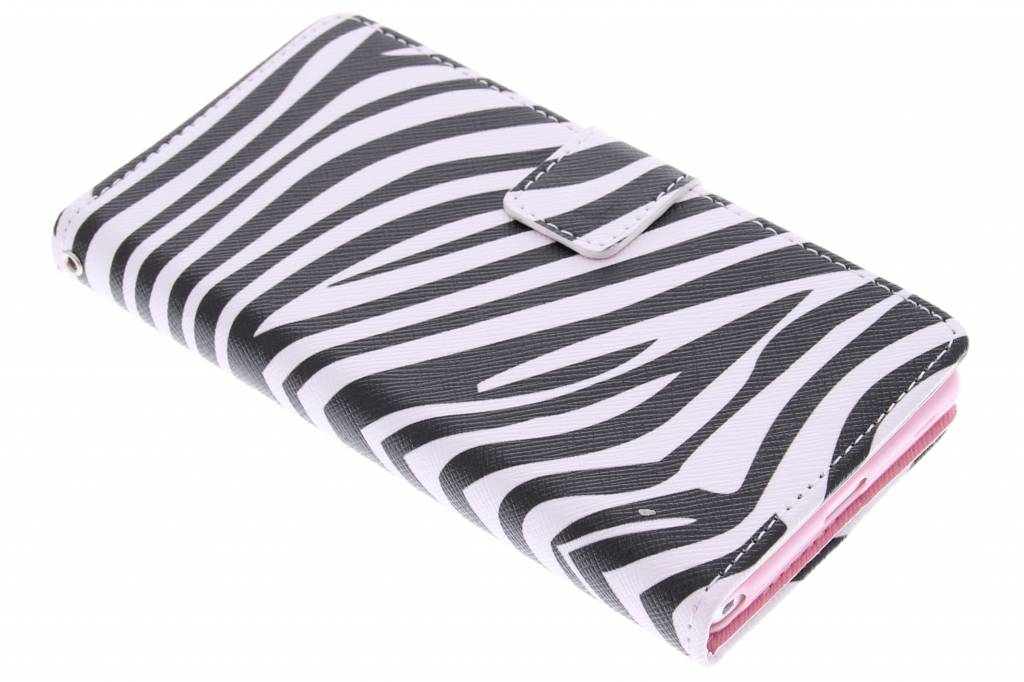 Image of Zebra design TPU booktype hoes voor de Sony Xperia Z2