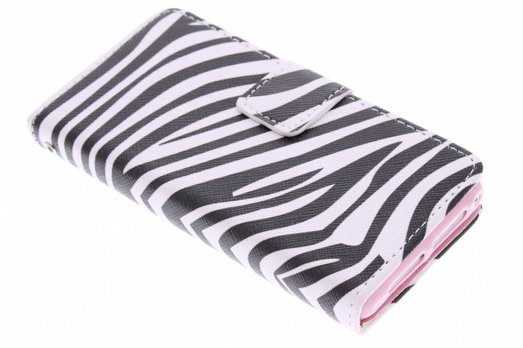 Image of Zebra design TPU booktype hoes voor de Sony Xperia Z1 Compact