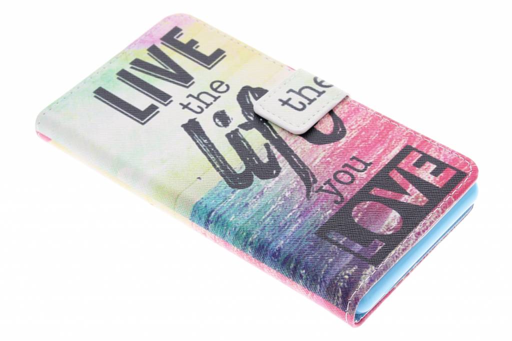 Image of Live the life design TPU booktype hoes voor de Sony Xperia Z3