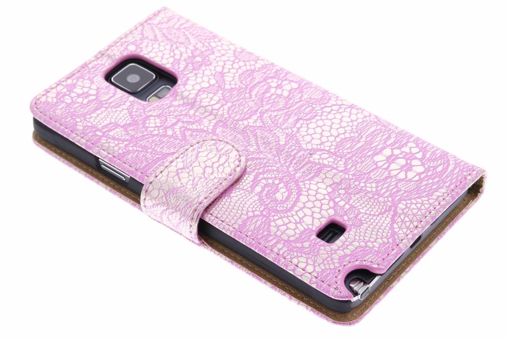 Image of Roze glamour design booktype hoes voor de Samsung Galaxy Note 4