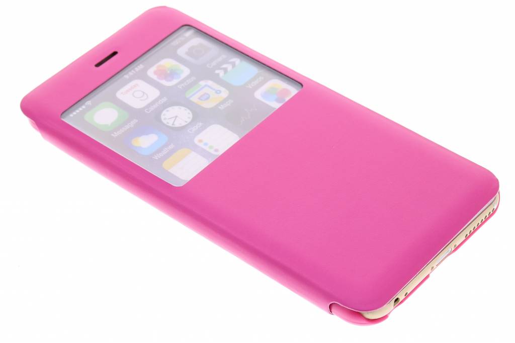 Image of Fuchsia stijlvolle slim booktype hoes voor de iPhone 6(s) Plus