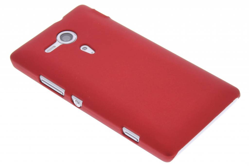 Image of Rode effen hardcase hoesje voor de Sony Xperia SP