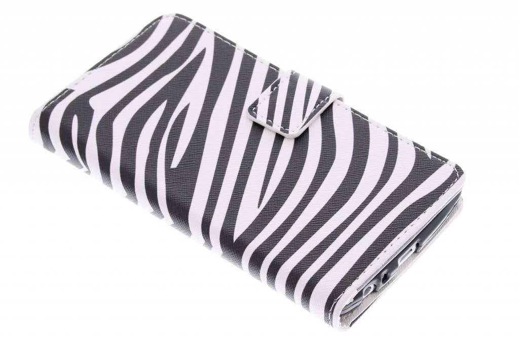 Image of Zebra design TPU booktype hoes voor de LG G3