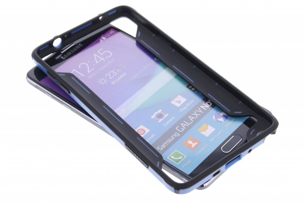 Image of Slim Border Series bumper hoesje voor de Samsung Galaxy Note 4 - blauw