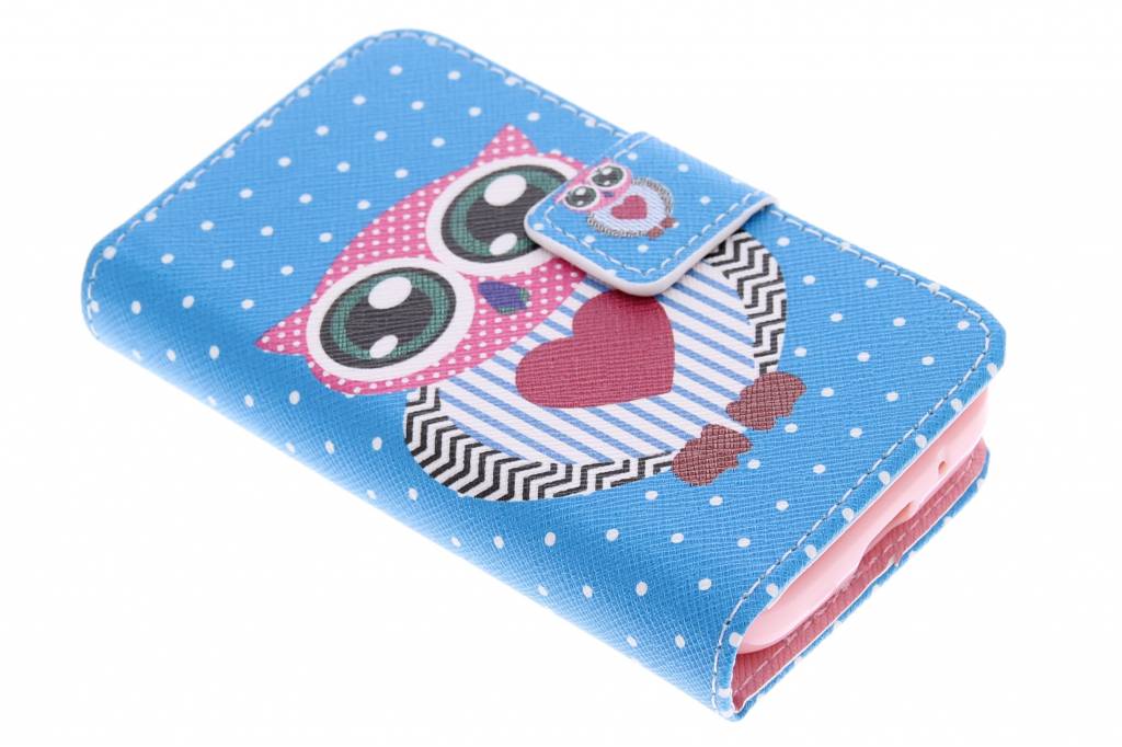 Image of Uil design TPU booktype hoes voor de Samsung Galaxy Young 2