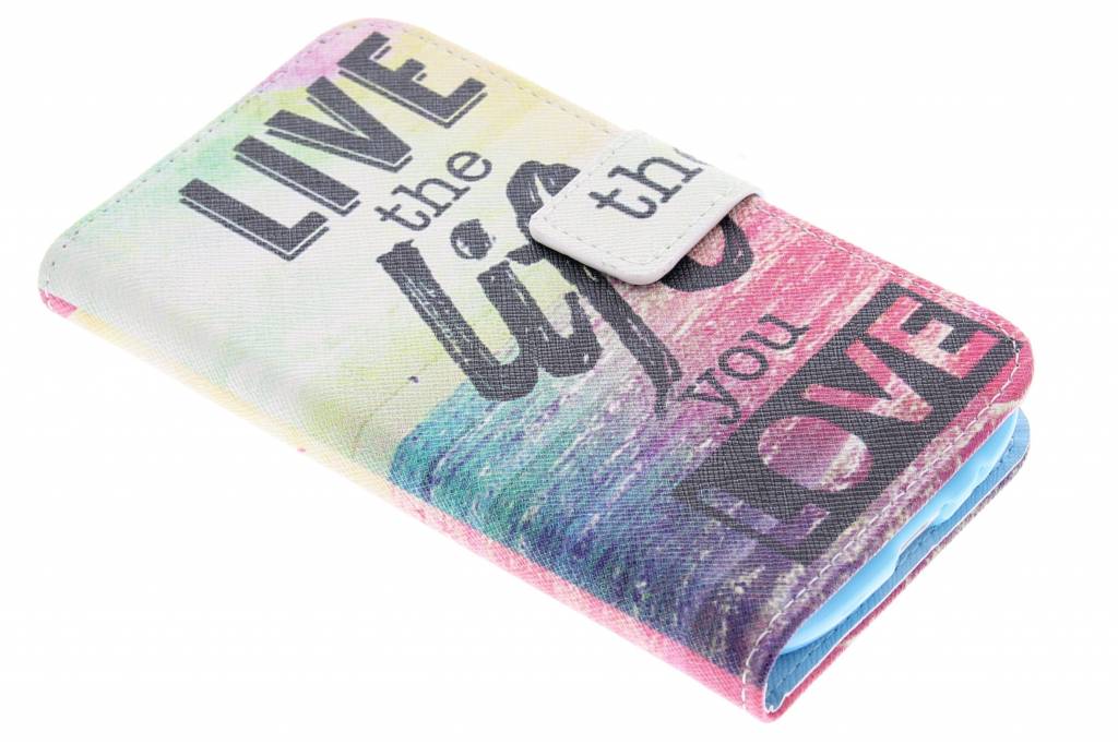 Image of Live the life design TPU booktype hoes voor de Samsung Galaxy S3 / Neo