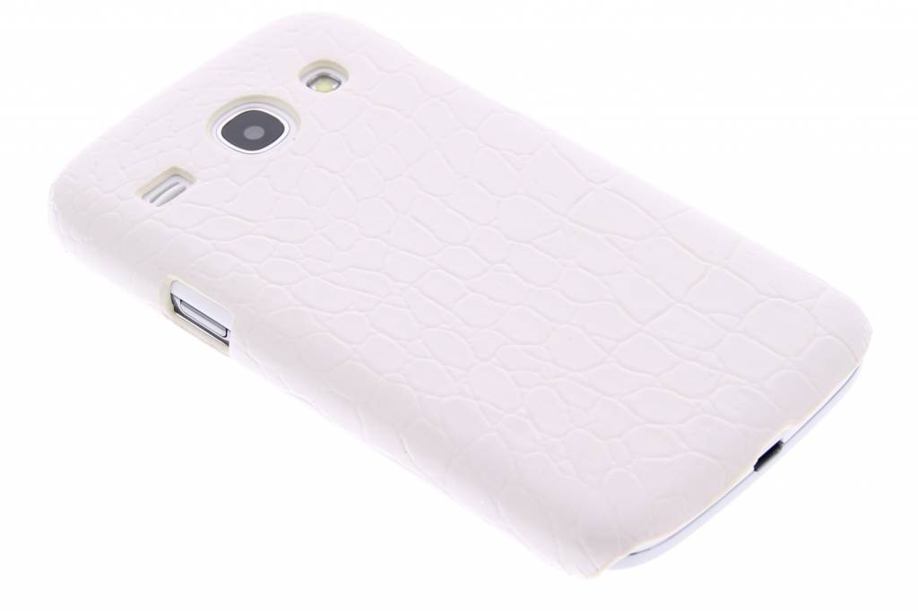 Image of Wit krokodil design hardcase hoesje voor de Samsung Galaxy Core