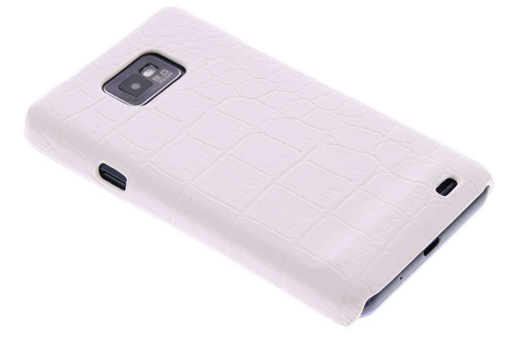 Image of Wit krokodil design hardcase hoesje voor de Samsung Galaxy S2 (Plus)