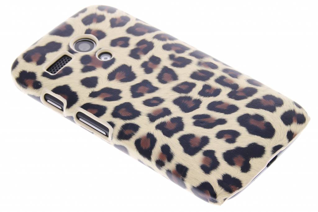 Image of Bruin luipaard design hardcase hoesje voor de Motorola Moto G