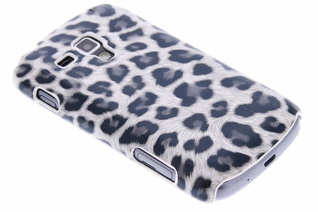 Image of Grijs luipaard design hardcase hoesje voor de Samsung Galaxy S Duos / Trend (Plus)