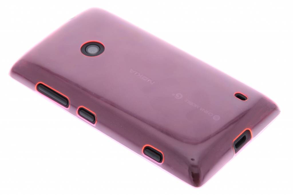 Image of Roze ultra thin transparant TPU hoesje voor de Nokia Lumia 520