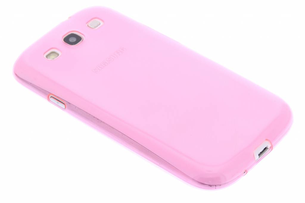 Image of Roze ultra thin transparant TPU hoesje voor de Samsung Galaxy S3 / Neo