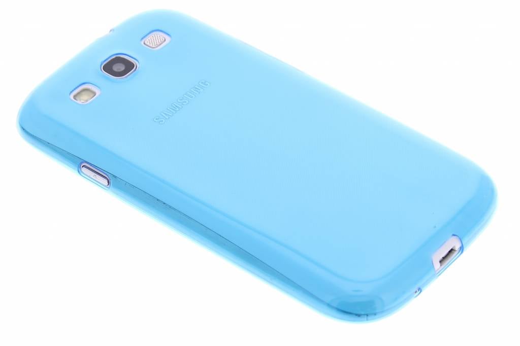 Image of Blauw ultra thin transparant TPU hoesje voor de Samsung Galaxy S3 / Neo