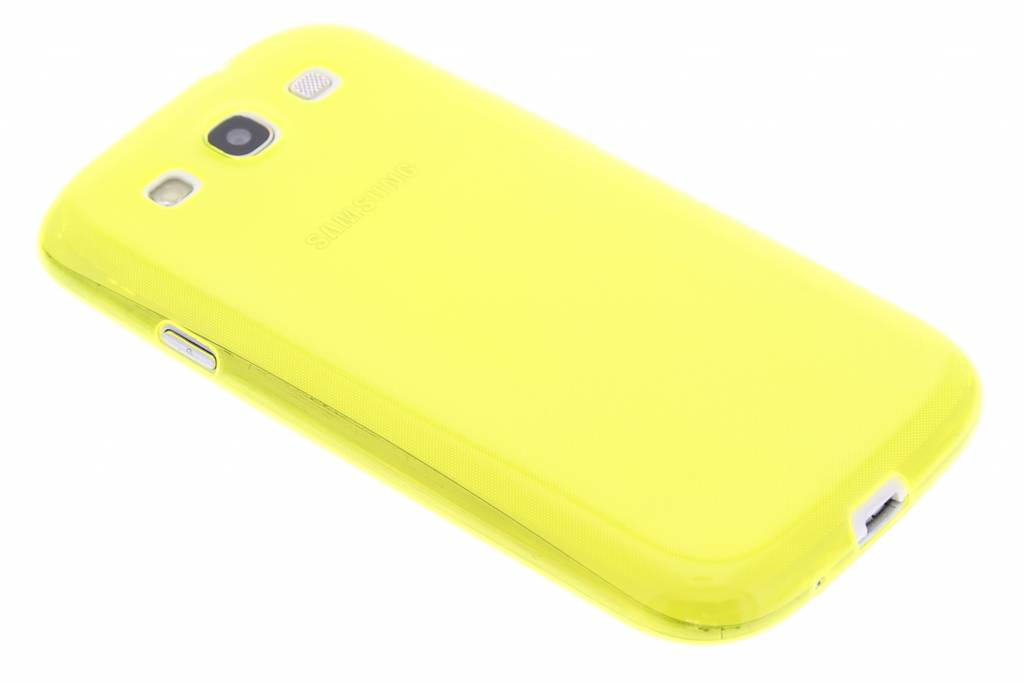 Image of Lime ultra thin transparant TPU hoesje voor de Samsung Galaxy S3 / Neo