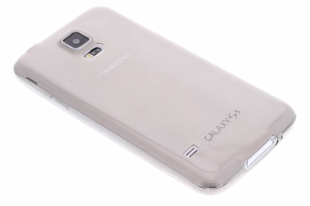 Image of Grijs ultra thin transparant TPU hoesje voor de Samsung Galaxy S5 (Plus) / Neo