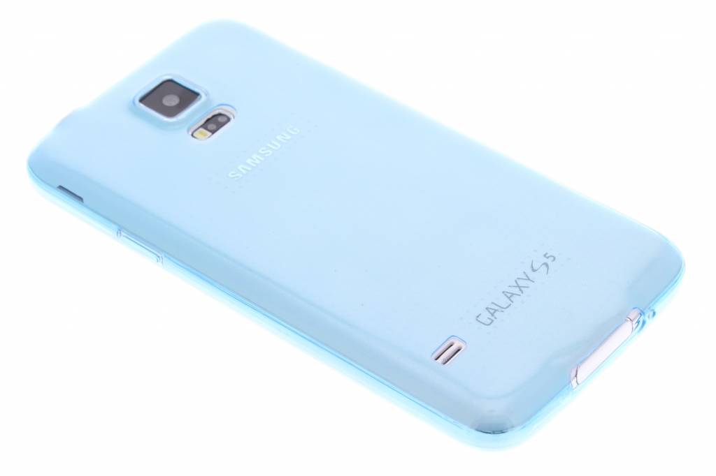 Image of Blauw ultra thin transparant TPU hoesje voor de Samsung Galaxy S5 (Plus) / Neo