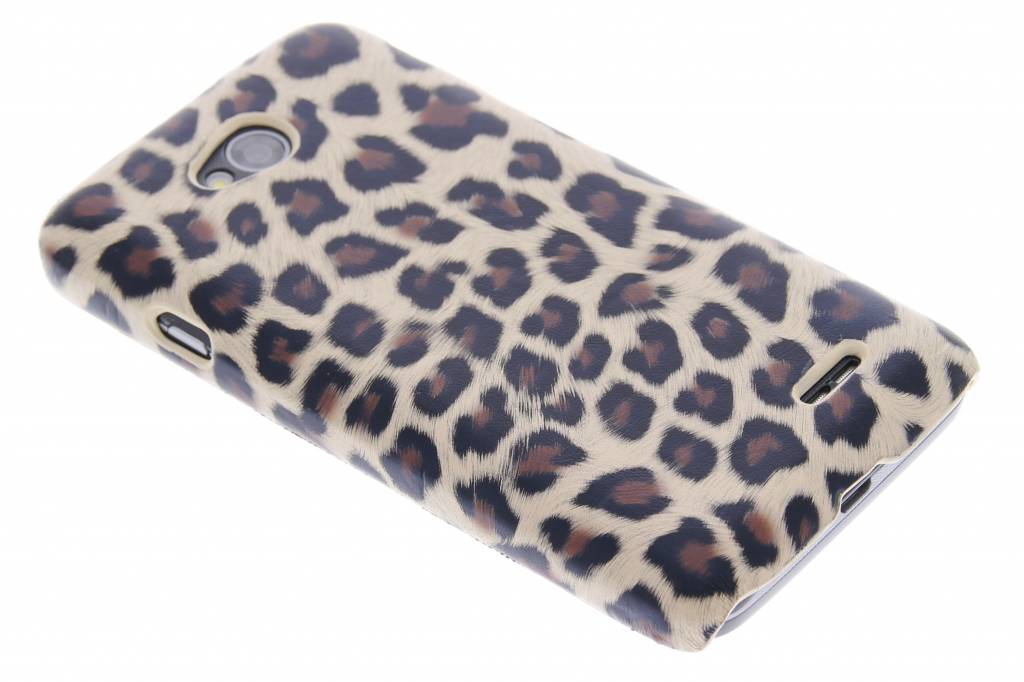 Image of Bruin luipaard design hardcase hoesje voor de LG L70