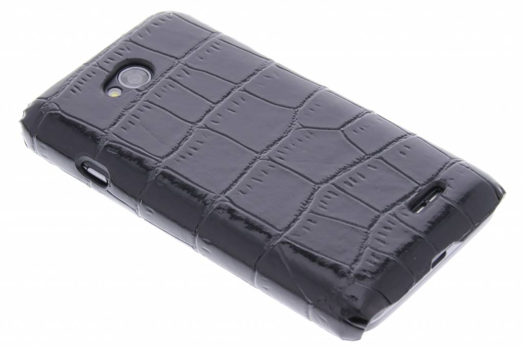 Image of Zwart krokodil design hardcase hoesje voor de LG L70