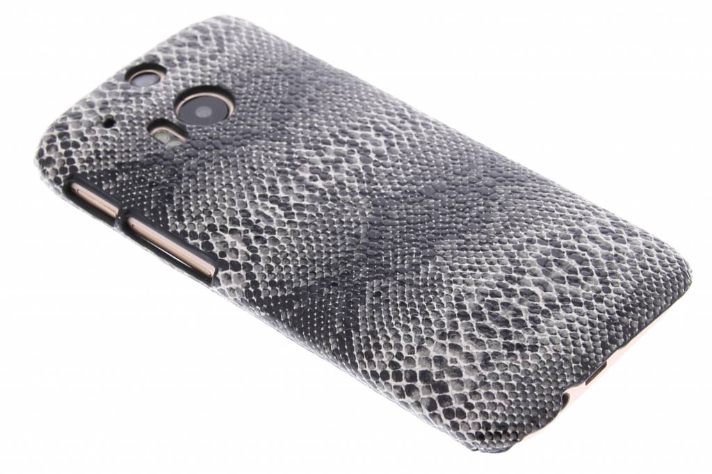 Image of Zwarte slangen design hardcase voor de HTC One M8 / M8s