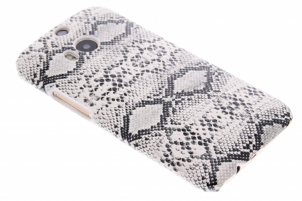 Image of Witte slangen design hardcase voor de HTC One M8 / M8s