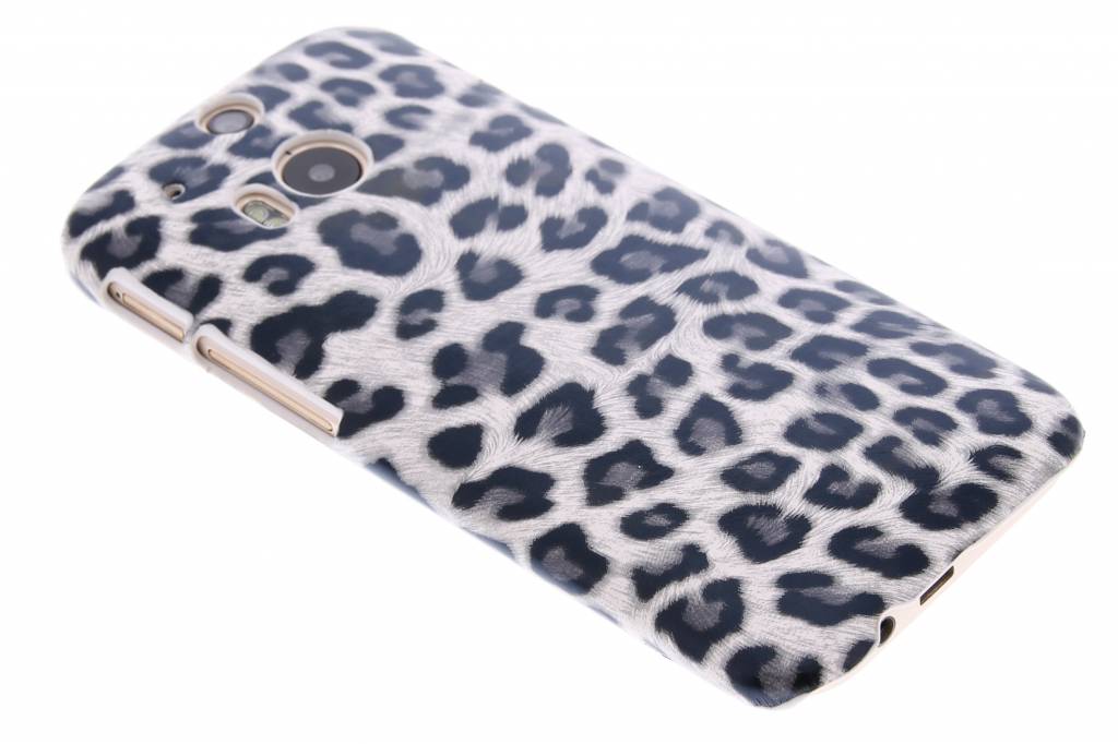 Image of Grijs luipaard design hardcase hoesje voor de HTC One M8 / M8s