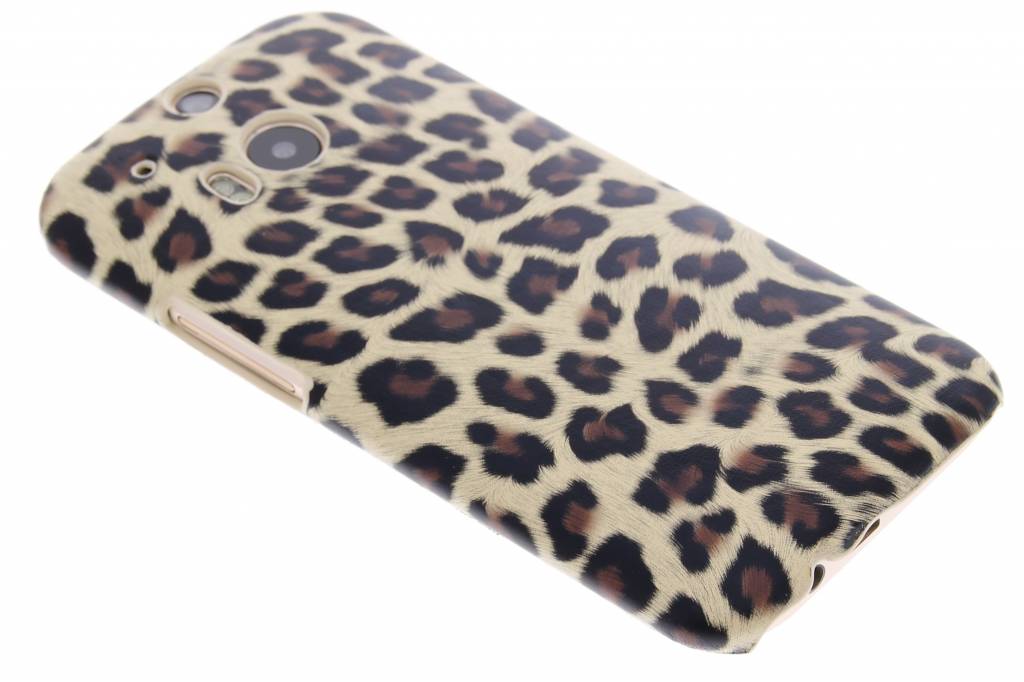 Image of Bruin luipaard design hardcase hoesje voor de HTC One M8 / M8s