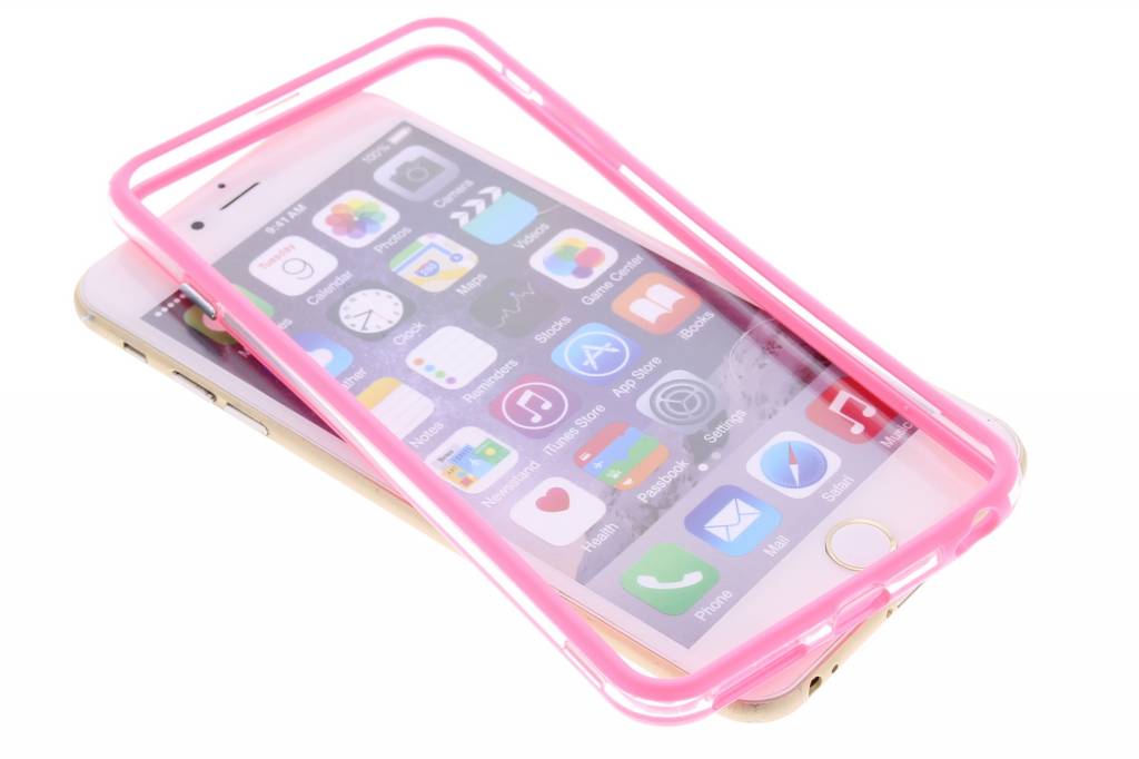 Image of Fuchsia transparante bumper voor de iPhone 6(s) Plus