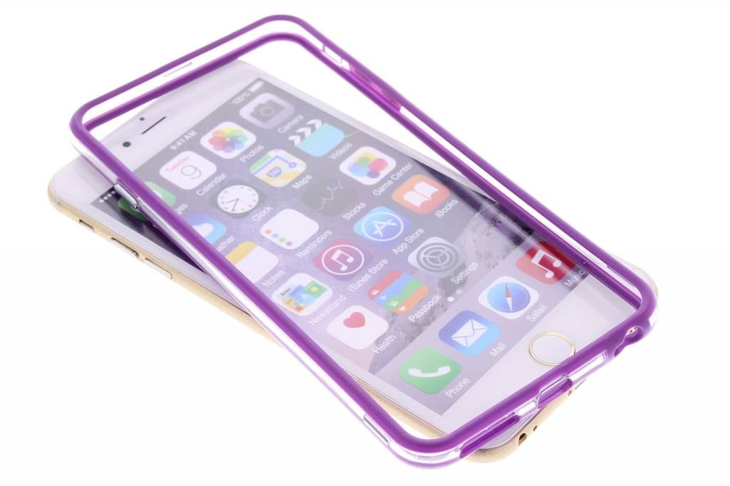 Image of Paars transparante bumper voor de iPhone 6(s) Plus