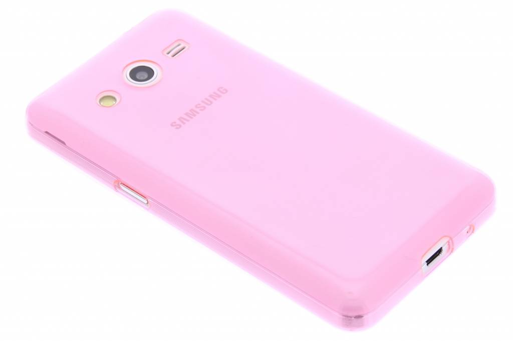 Image of Roze ultra thin transparant TPU hoesje voor de Samsung Galaxy Core 2