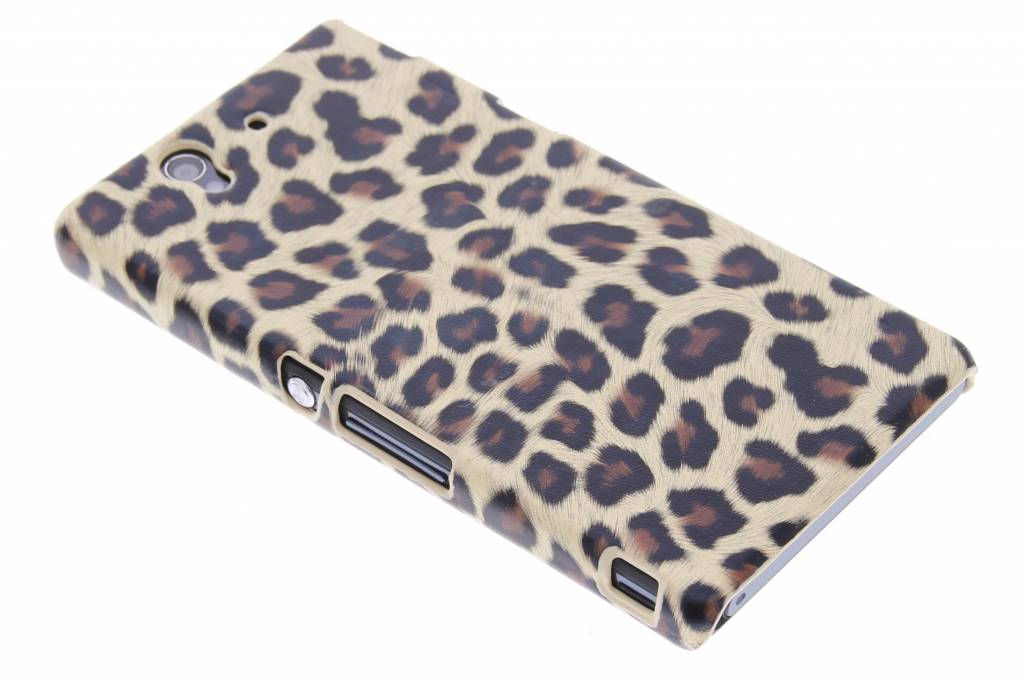 Image of Bruin luipaard design hardcase hoesje voor de Sony Xperia Z