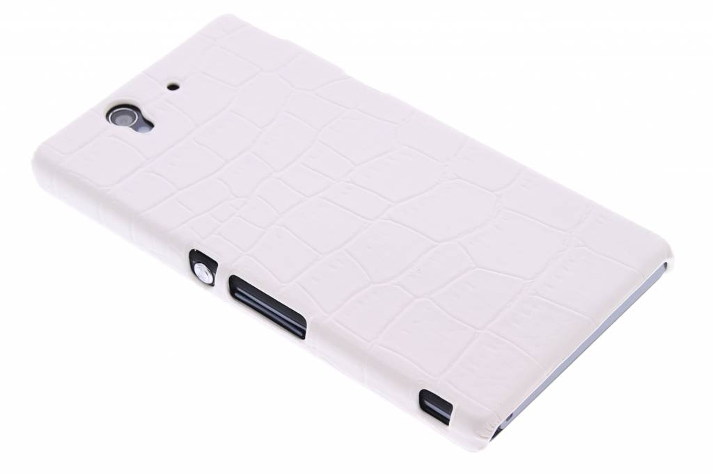 Image of Wit krokodil design hardcase hoesje voor de Sony Xperia Z