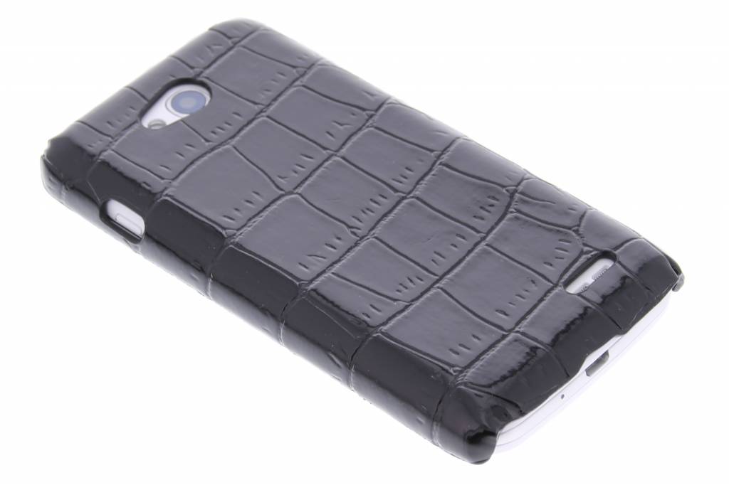 Image of Zwart krokodil design hardcase hoesje voor de LG L90