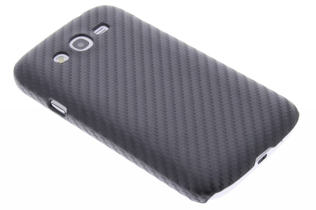 Image of Zwart carbon look hardcase hoesje voor de Samsung Galaxy Grand (Neo)