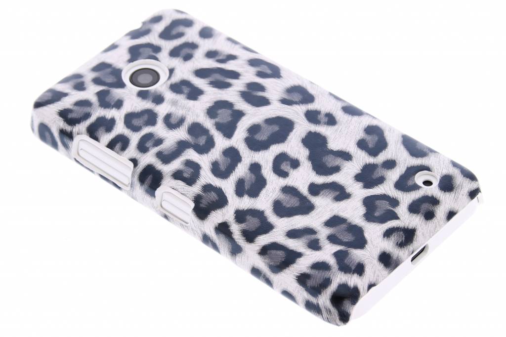 Image of Grijs luipaard design hardcase hoesje voor de Nokia Lumia 630 / 635