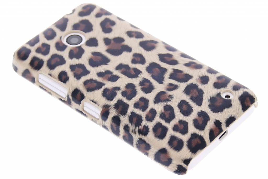 Image of Bruin luipaard design hardcase hoesje voor de Nokia Lumia 630 / 635