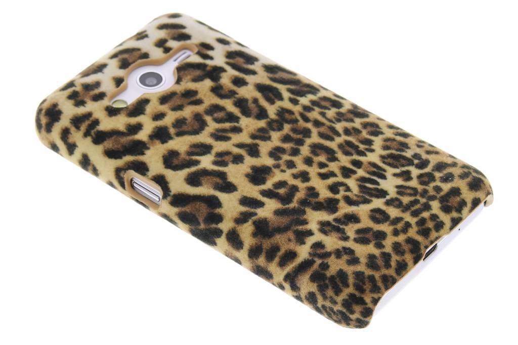 Image of Luipaard flock hardcase hoesje voor de Samsung Galaxy Core 2