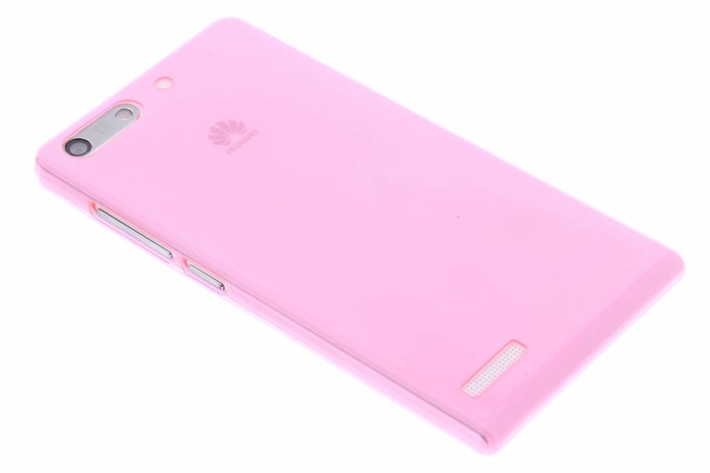 Image of Roze ultra thin transparant TPU hoesje voor de Huawei Ascend G6