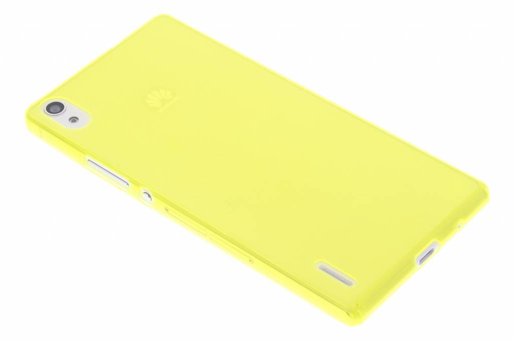 Image of Lime ultra thin transparant TPU hoesje voor de Huawei Ascend P7