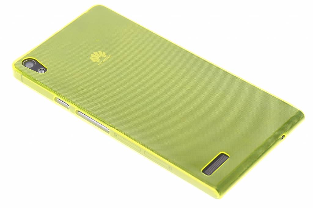 Image of Lime ultra thin transparant TPU hoesje voor de Huawei Ascend P6 / P6s