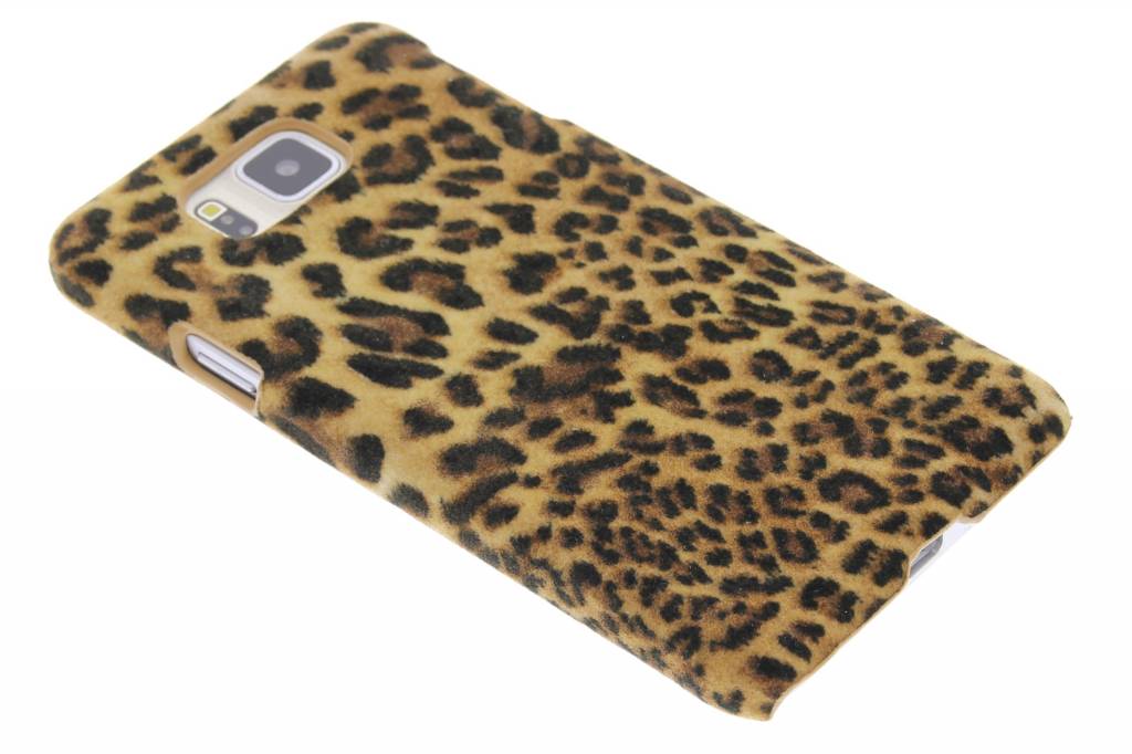 Image of Luipaard flock hardcase hoesje voor de Samsung Galaxy Alpha