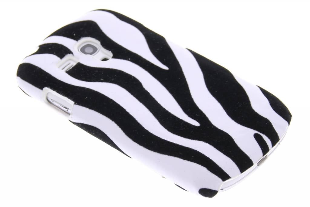 Image of Zebra flock hardcase hoesje voor de Samsung Galaxy S3 Mini